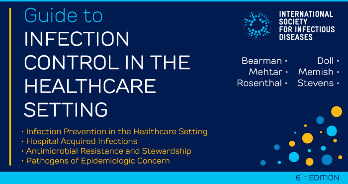 Infection control prevention guide healthcare setting isid cover hot safety role chapters
